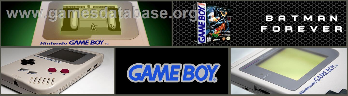Batman Forever - Nintendo Game Boy - Artwork - Marquee