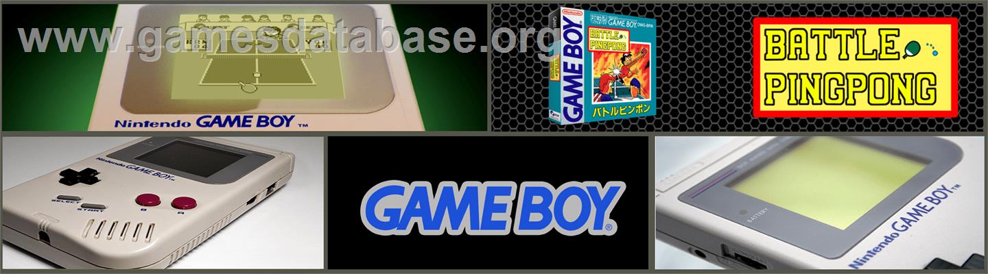 Battle Ping Pong - Nintendo Game Boy - Artwork - Marquee