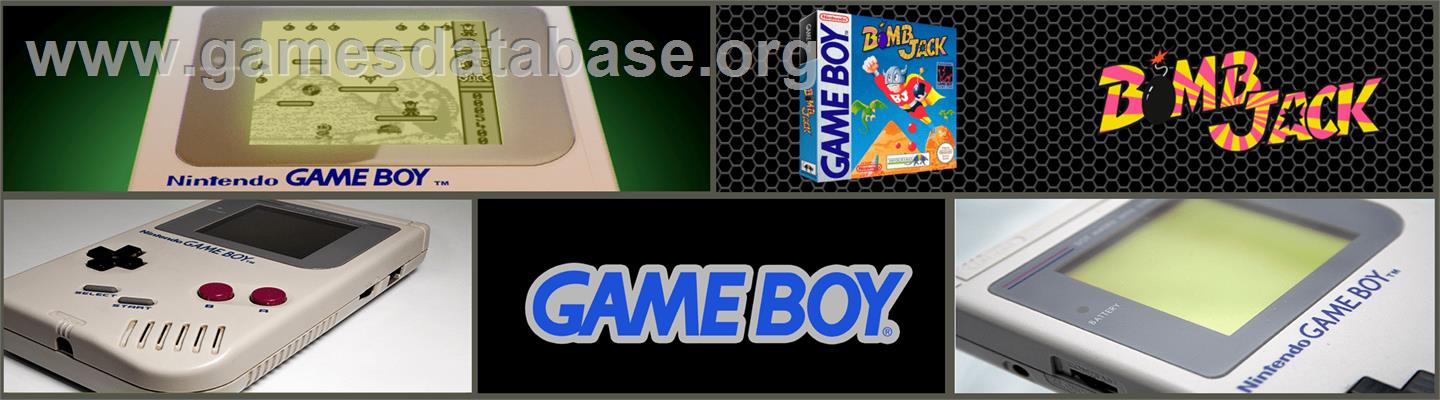 Bomb Jack - Nintendo Game Boy - Artwork - Marquee