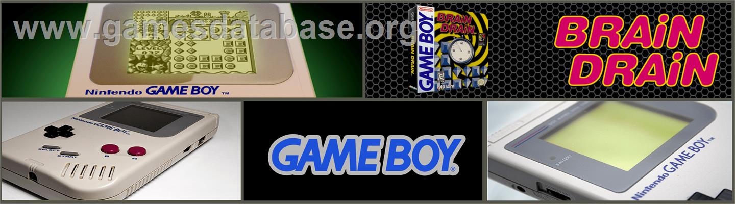 Brain Drain - Nintendo Game Boy - Artwork - Marquee