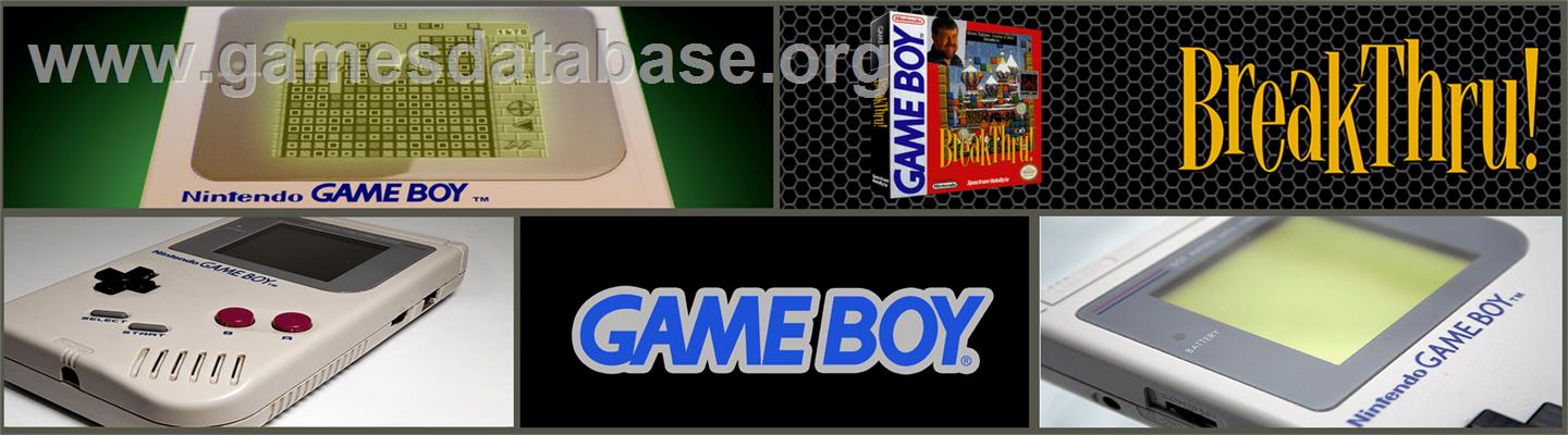 Breakthru! - Nintendo Game Boy - Artwork - Marquee
