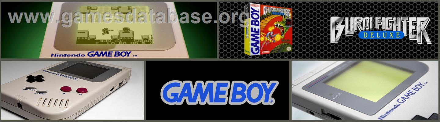 Burai Fighter Deluxe - Nintendo Game Boy - Artwork - Marquee