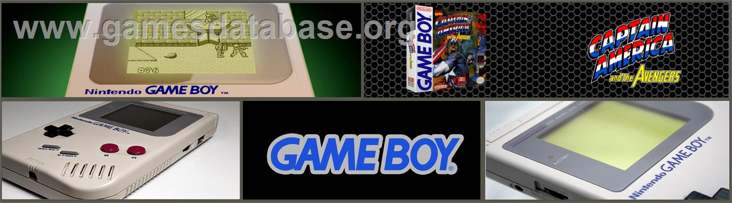 Captain America and The Avengers - Nintendo Game Boy - Artwork - Marquee