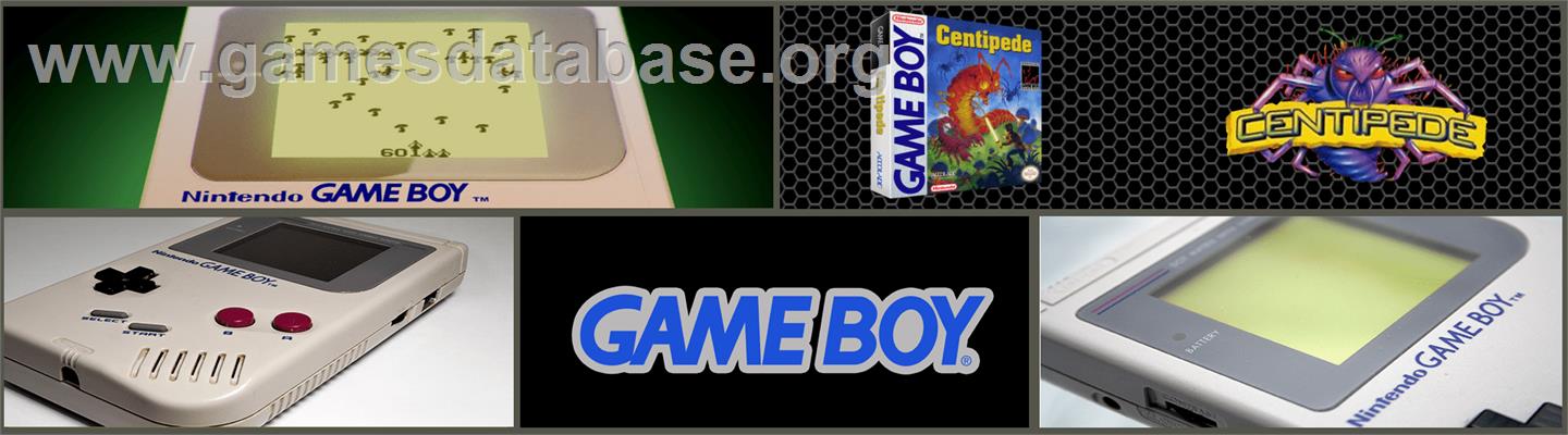 Centipede - Nintendo Game Boy - Artwork - Marquee