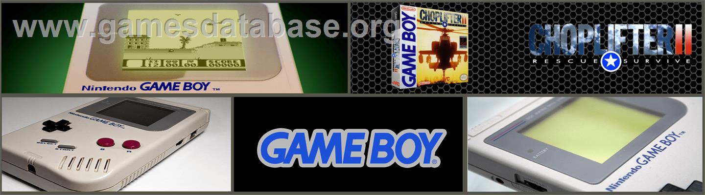 Choplifter 2 - Nintendo Game Boy - Artwork - Marquee