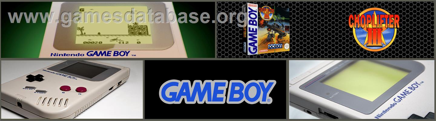 Choplifter 3 - Nintendo Game Boy - Artwork - Marquee