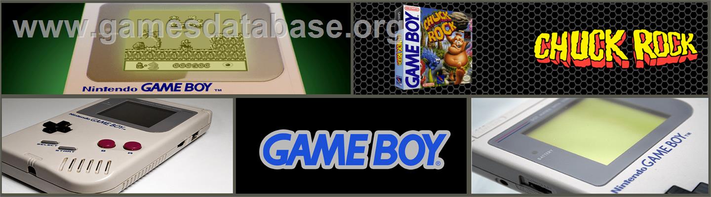 Chuck Rock - Nintendo Game Boy - Artwork - Marquee
