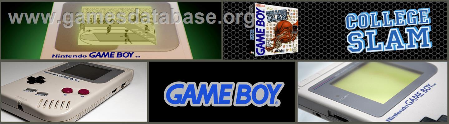 College Slam - Nintendo Game Boy - Artwork - Marquee