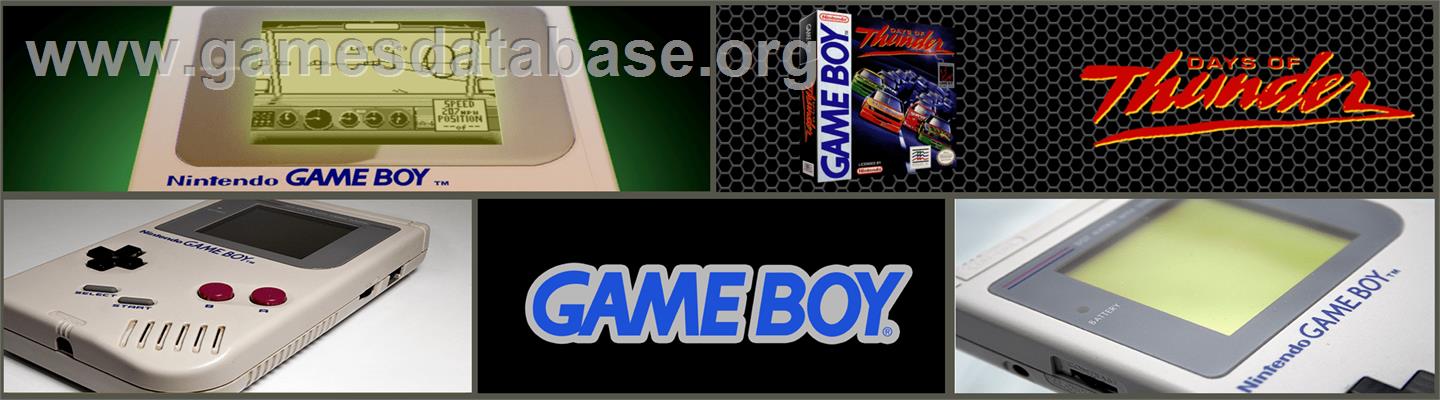 Days of Thunder - Nintendo Game Boy - Artwork - Marquee