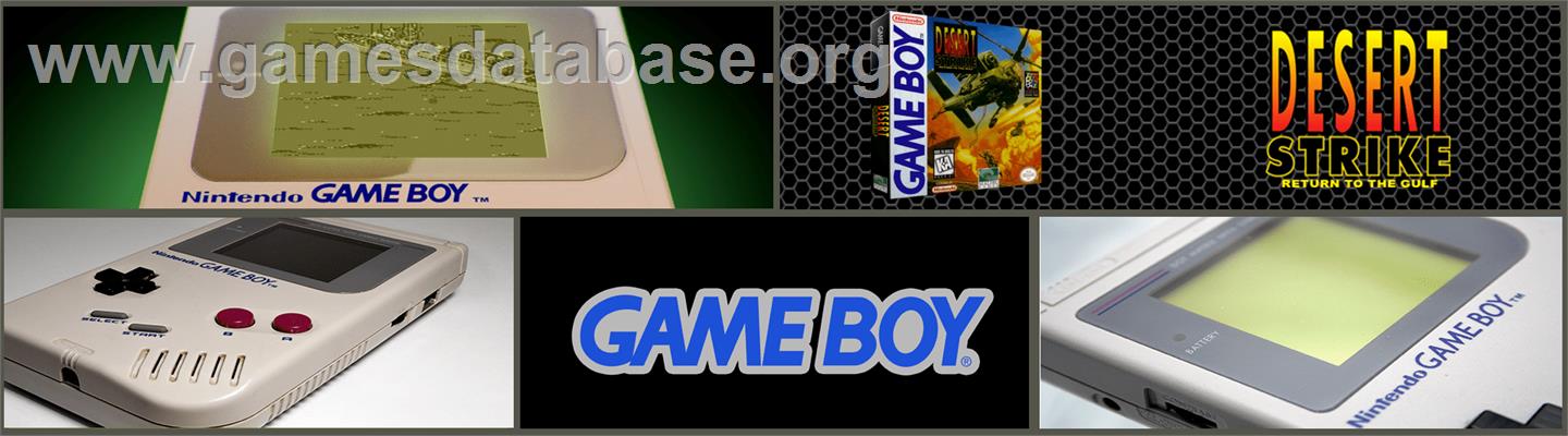 Desert Strike - Return To The Gulf - Nintendo Game Boy - Artwork - Marquee