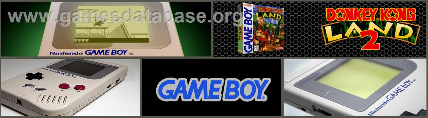 Donkey Kong Land - Nintendo Game Boy - Artwork - Marquee