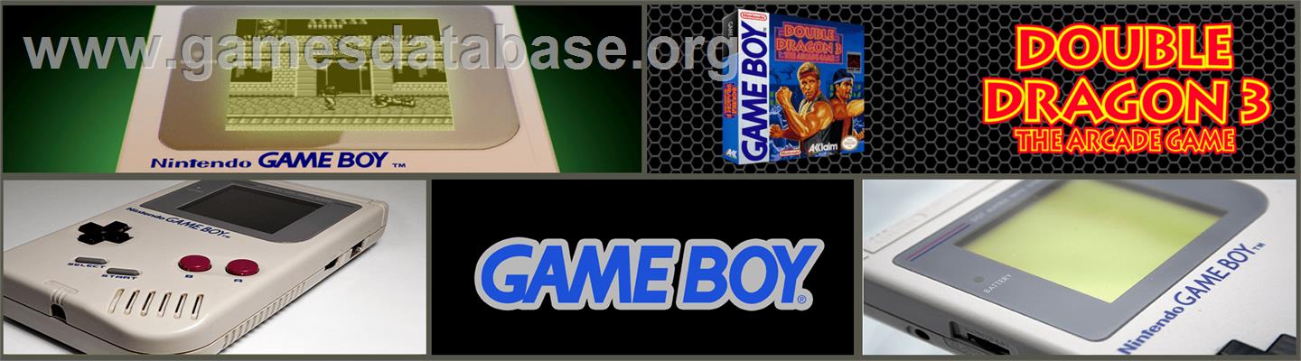 Double Dragon 3 - The Rosetta Stone - Nintendo Game Boy - Artwork - Marquee