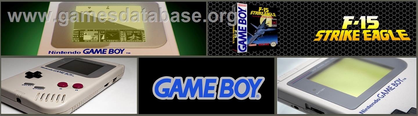 F-15 Strike Eagle - Nintendo Game Boy - Artwork - Marquee