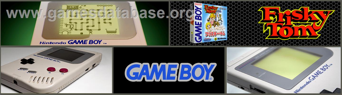 Frisky Tom - Nintendo Game Boy - Artwork - Marquee