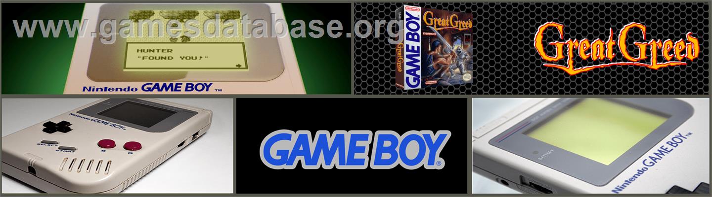 Great Greed - Nintendo Game Boy - Artwork - Marquee