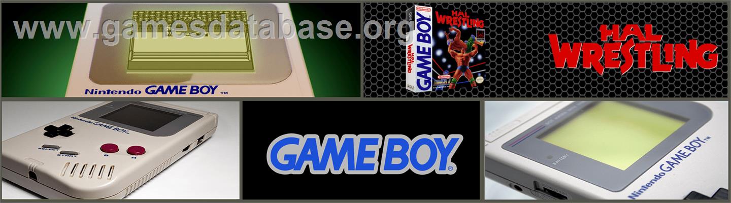 Hal Wrestling - Nintendo Game Boy - Artwork - Marquee