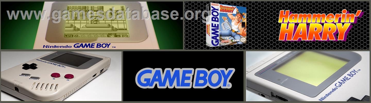 Hammerin' Harry: Ghost Building Company - Nintendo Game Boy - Artwork - Marquee