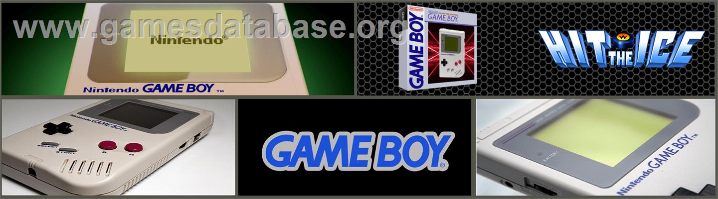Hit The Ice - The Video Hockey League - Nintendo Game Boy - Artwork - Marquee
