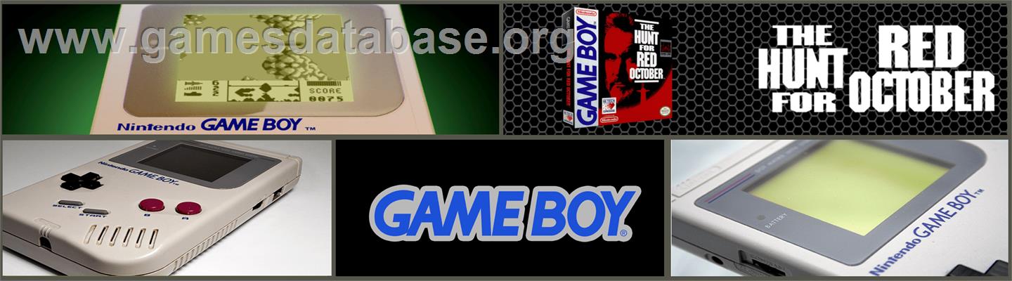 Hunt for Red October, The - Nintendo Game Boy - Artwork - Marquee