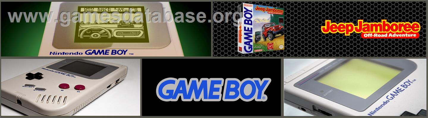 Jeep Jamboree: Off Road Adventure - Nintendo Game Boy - Artwork - Marquee