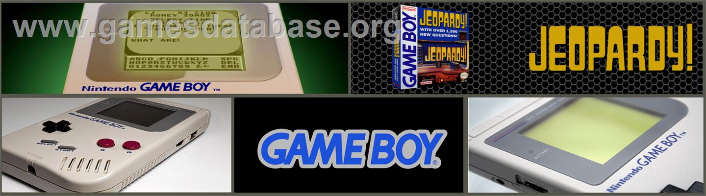 Jeopardy! - Nintendo Game Boy - Artwork - Marquee