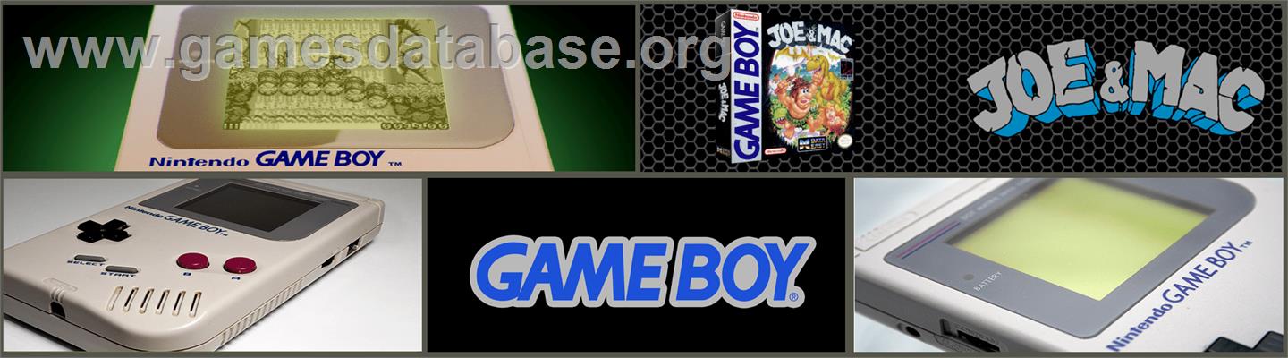 Joe And Mac - Caveman Ninja - Nintendo Game Boy - Artwork - Marquee