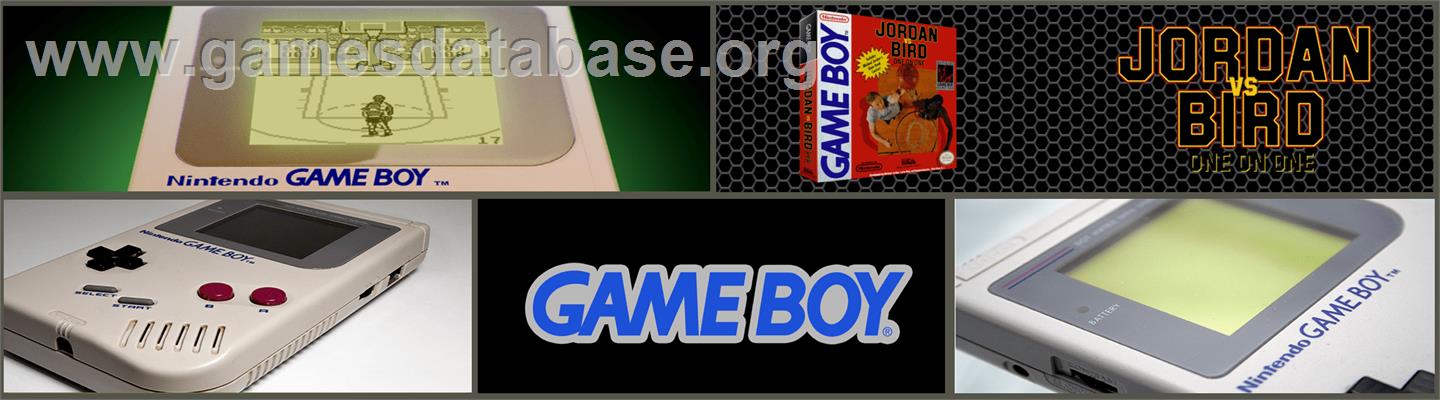 Jordan vs. Bird: One-on-One - Nintendo Game Boy - Artwork - Marquee