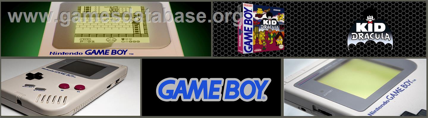 Kid Dracula - Nintendo Game Boy - Artwork - Marquee