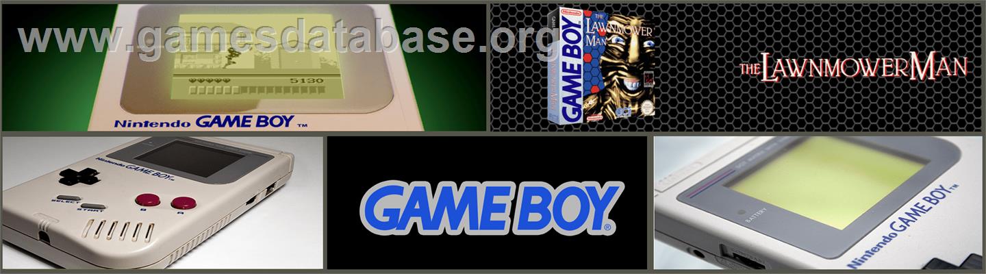 Lawnmower Man - Nintendo Game Boy - Artwork - Marquee