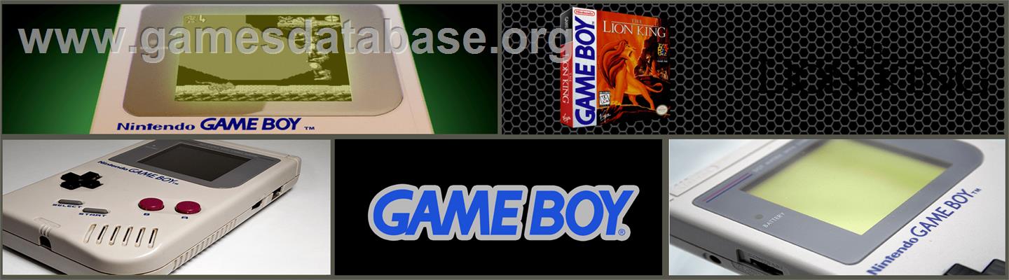 Lion King, The - Nintendo Game Boy - Artwork - Marquee