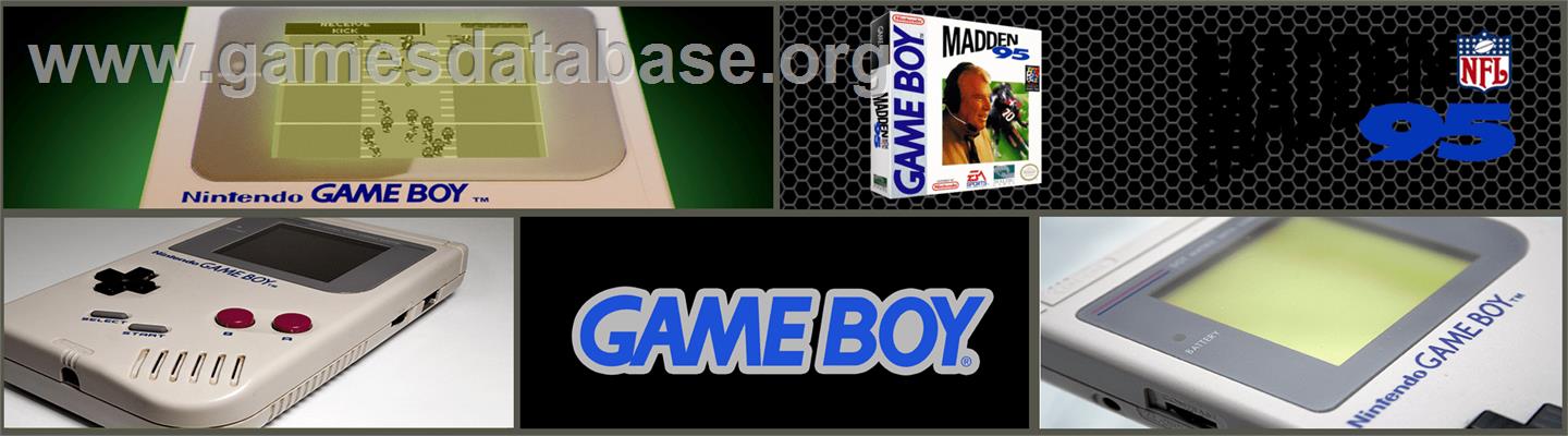 Madden NFL '95 - Nintendo Game Boy - Artwork - Marquee