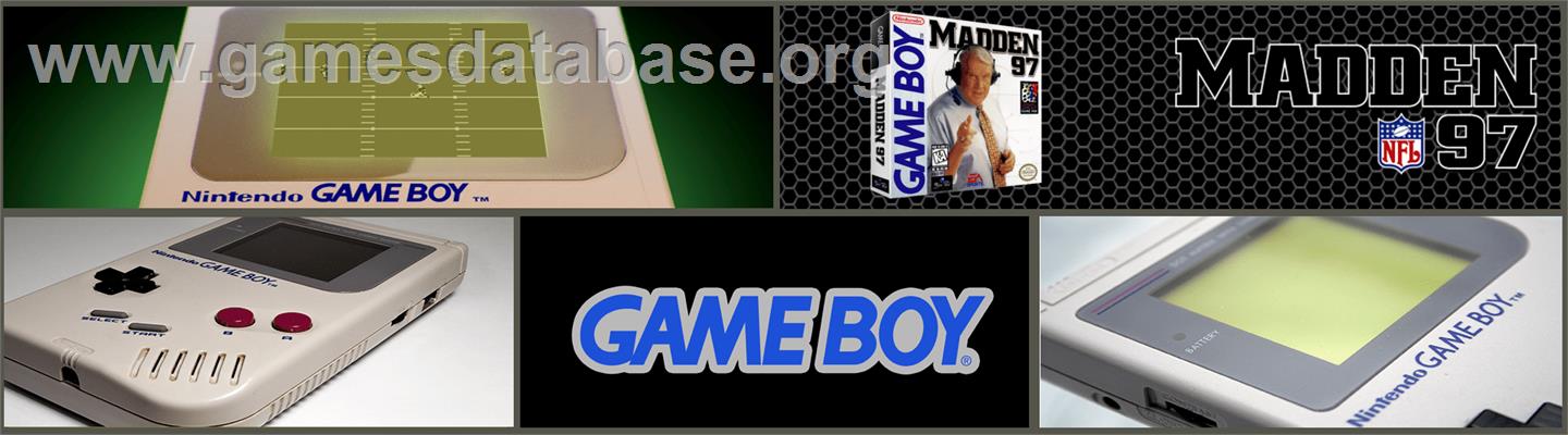 Madden NFL '97 - Nintendo Game Boy - Artwork - Marquee