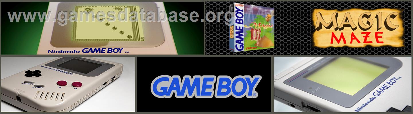 Magic Maze - Nintendo Game Boy - Artwork - Marquee