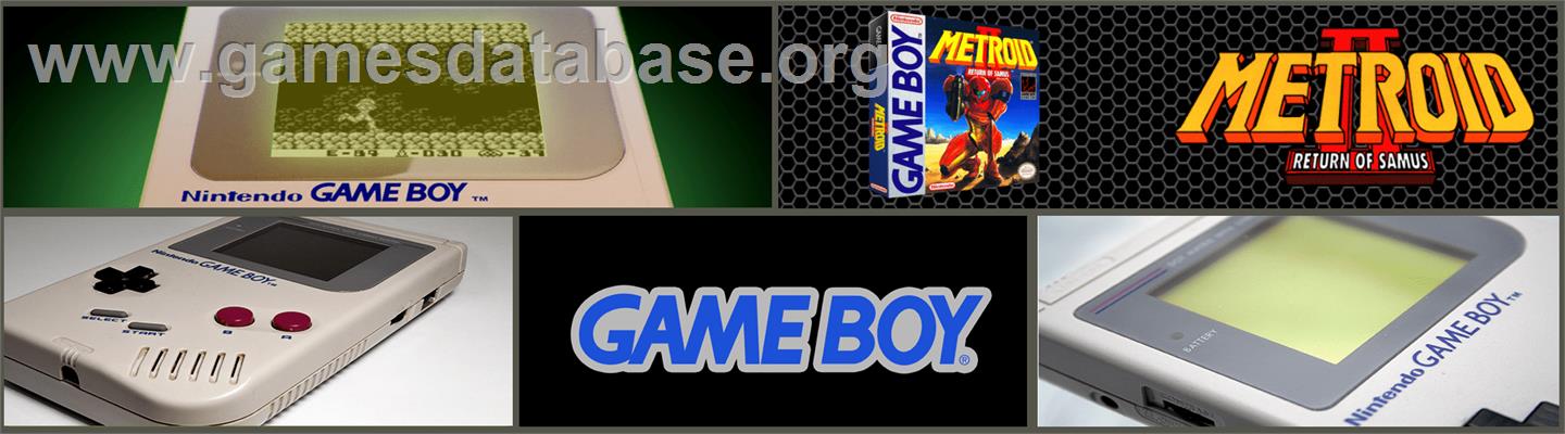 Metroid II - Return of Samus - Nintendo Game Boy - Artwork - Marquee