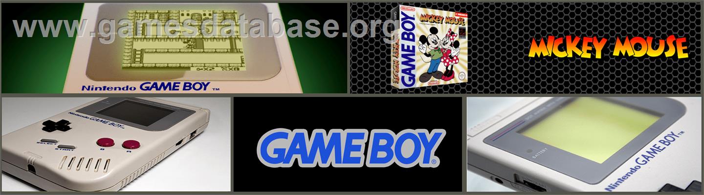 Mickey Mouse - Nintendo Game Boy - Artwork - Marquee