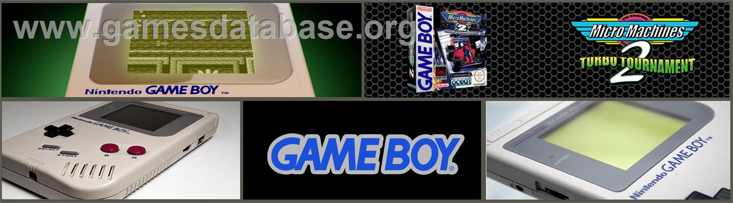 Micro Machines 2 - Turbo Tournament - Nintendo Game Boy - Artwork - Marquee