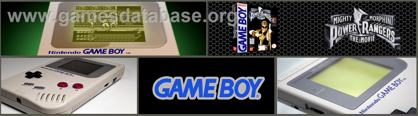 Mighty Morphin Power Rangers - The Movie - Nintendo Game Boy - Artwork - Marquee