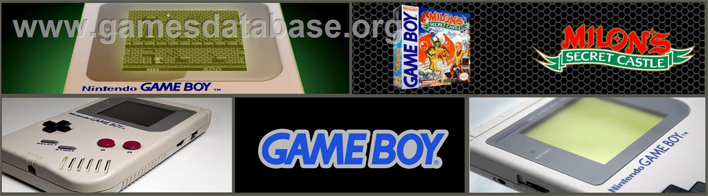 Milon's Secret Castle - Nintendo Game Boy - Artwork - Marquee