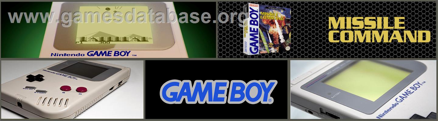 Missile Command - Nintendo Game Boy - Artwork - Marquee