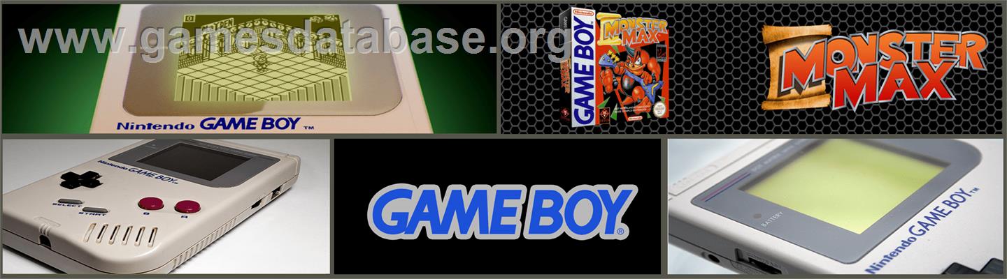 Monster Max - Nintendo Game Boy - Artwork - Marquee
