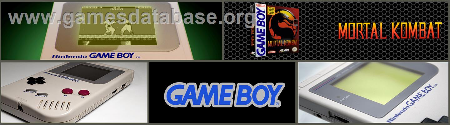 Mortal Kombat - Nintendo Game Boy - Artwork - Marquee