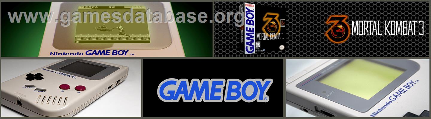 Mortal Kombat 3 - Nintendo Game Boy - Artwork - Marquee