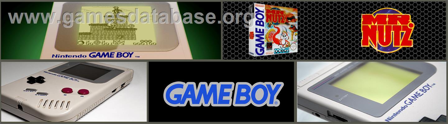 Mr. Nutz - Nintendo Game Boy - Artwork - Marquee