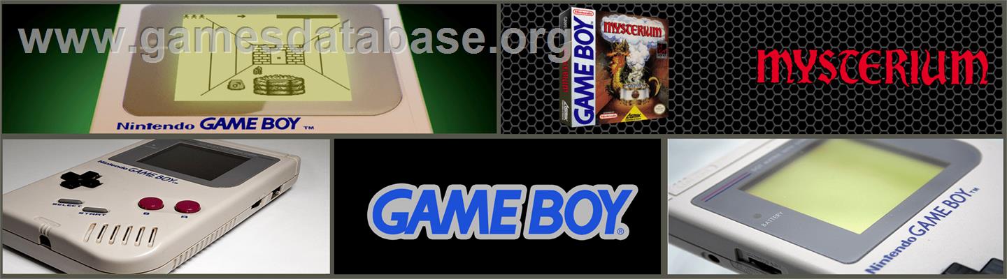 Mysterium - Nintendo Game Boy - Artwork - Marquee