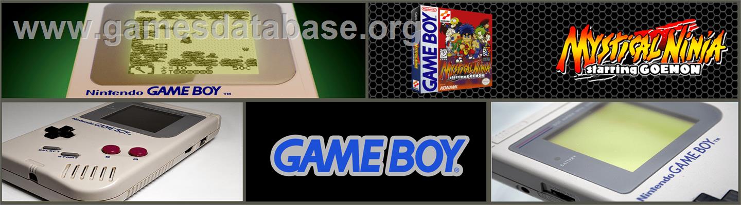 Mystical Ninja Starring Goemon - Nintendo Game Boy - Artwork - Marquee