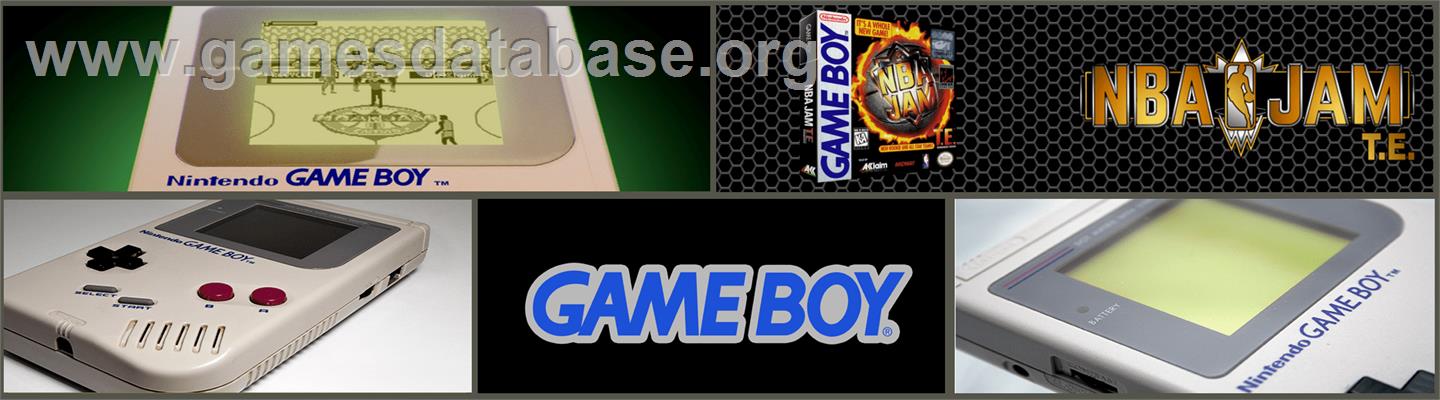 NBA Jam Tournament Edition - Nintendo Game Boy - Artwork - Marquee