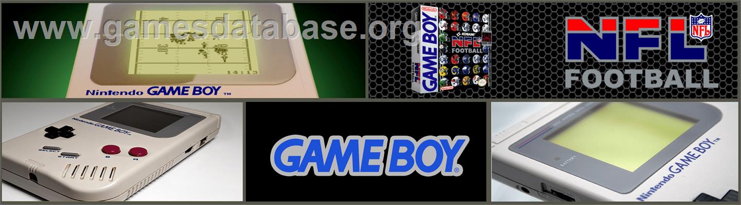 NFL Football - Nintendo Game Boy - Artwork - Marquee