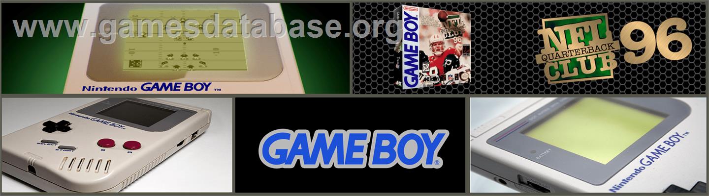 NFL Quarterback Club '96 - Nintendo Game Boy - Artwork - Marquee
