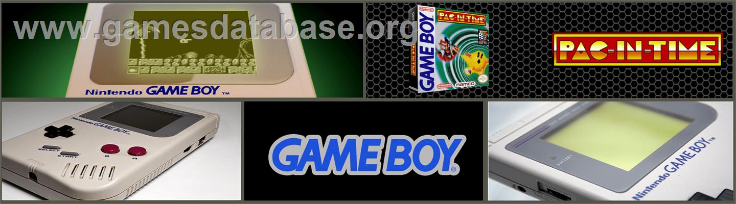 Pac-in-Time - Nintendo Game Boy - Artwork - Marquee