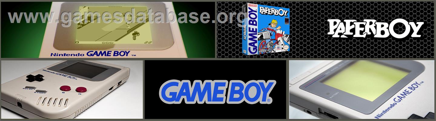 Paperboy - Nintendo Game Boy - Artwork - Marquee